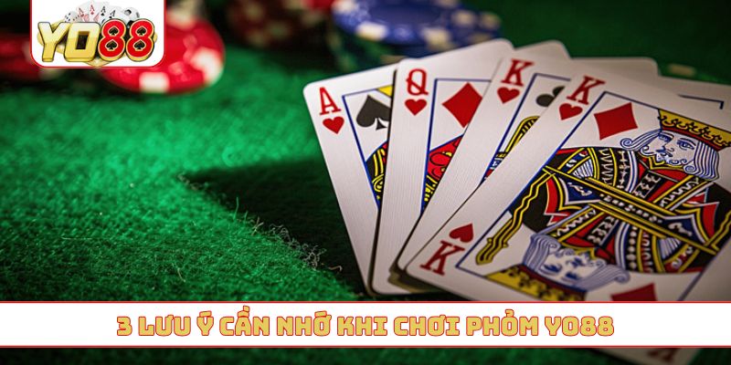 3 lưu ý cần nhớ khi chơi phỏm YO88