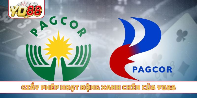 Giấy phép hoạt động xanh chín của YO88
