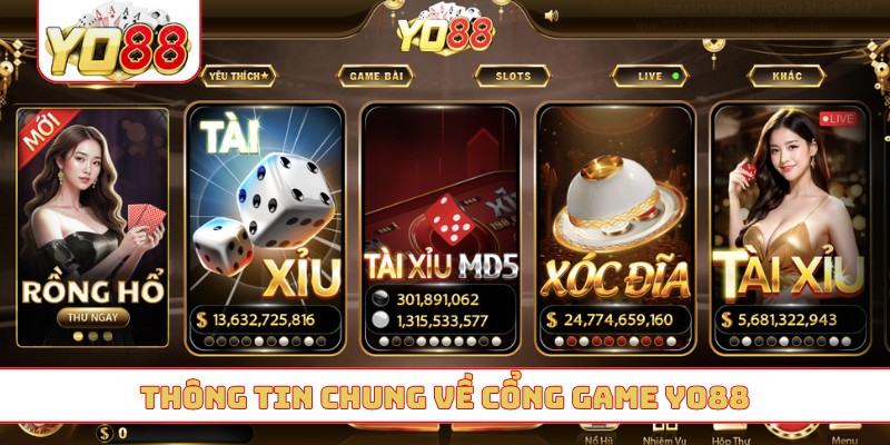 Thông tin chung về cổng game YO88